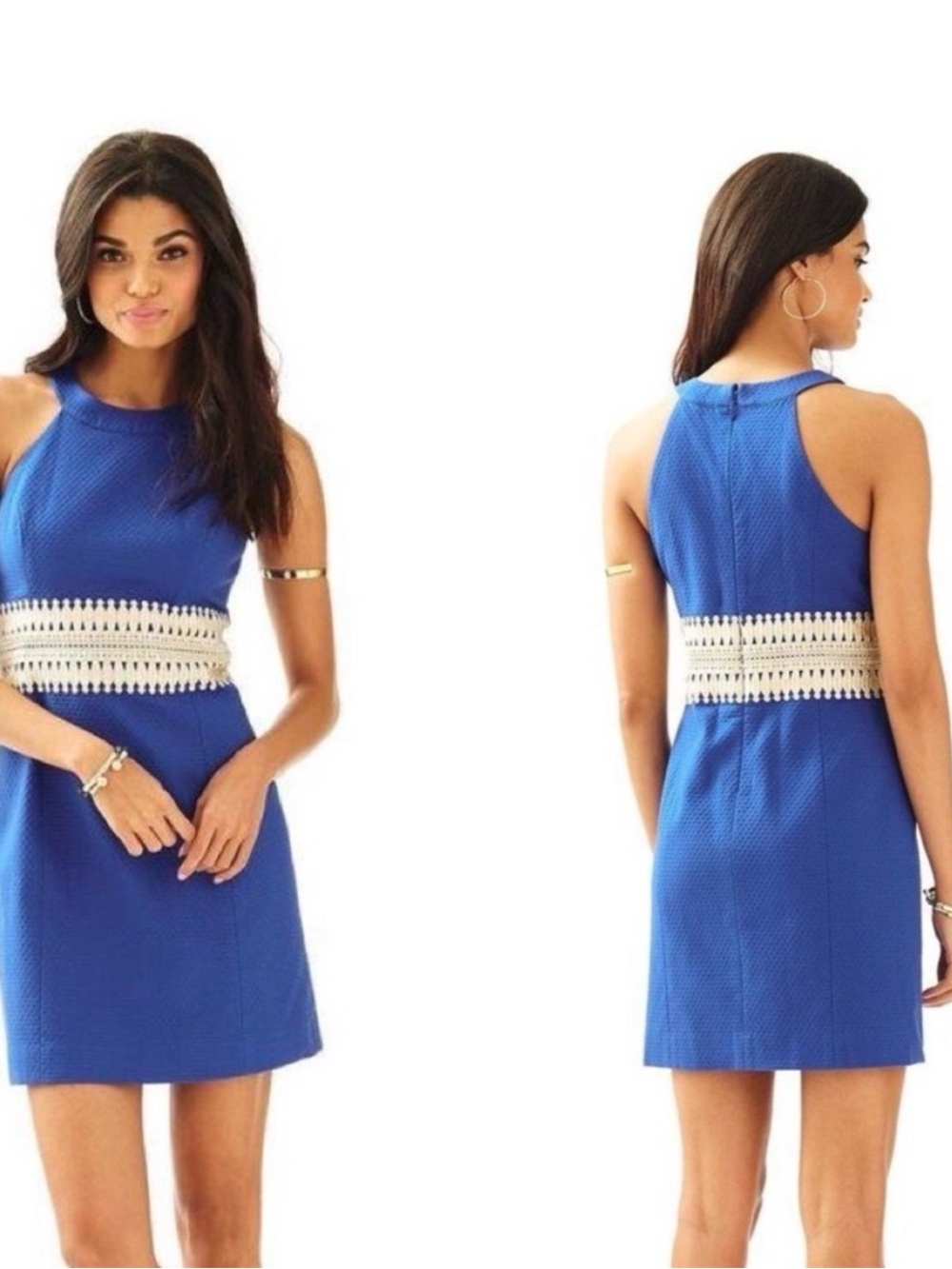 Lilly Pulitzer Ashlyn Blue Shift Dress Size 12